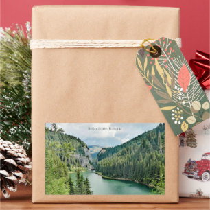 Bolboci Lake, Romania Rectangular Sticker