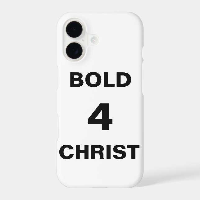 "Bold4Christ" Apple iPhone 8/7 Case (Back)