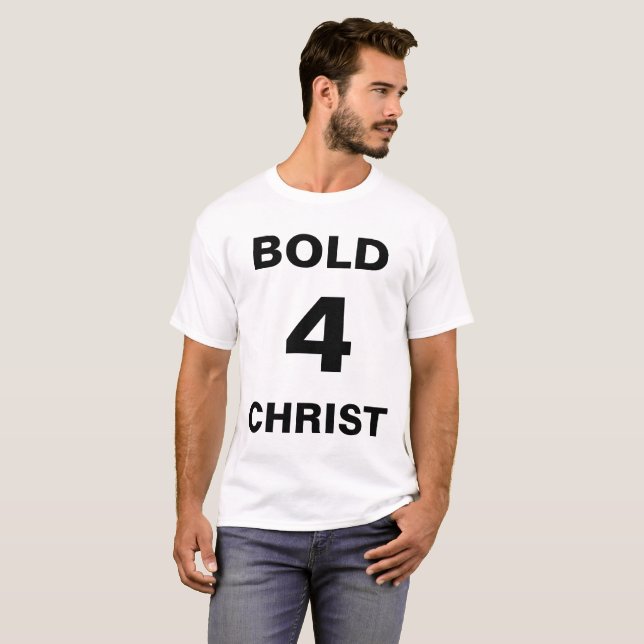 "Bold4Christ" Men's T-shirt (Front Full)