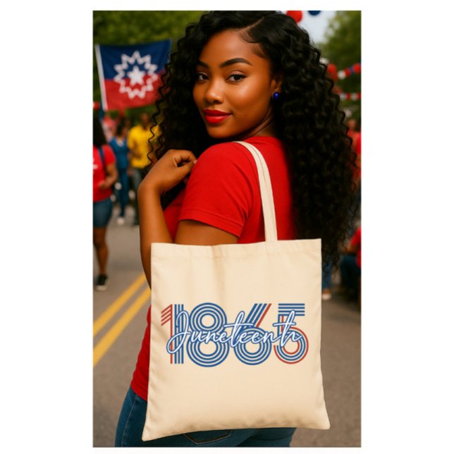 Bold 1865 Juneteenth Heritage  Tote Bag (Creator Uploaded)