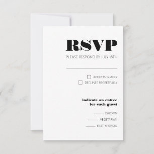 Bold 3.5" x 5" Response Card