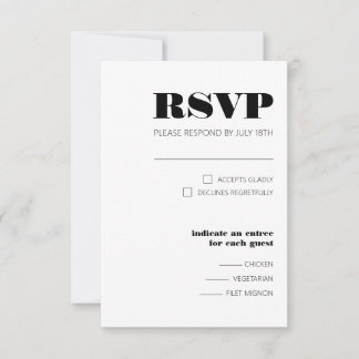 Bold 3.5" x 5" Response Card