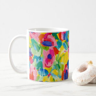 Bold Abstract Brushstroke Pattern Coffee Mug