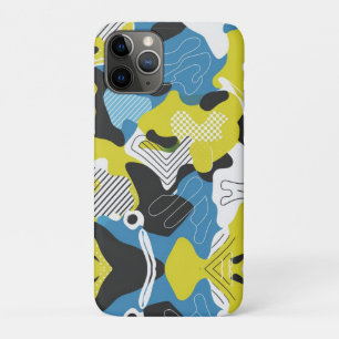 Bold Abstract Camo Pattern iPhone 11 Pro Case