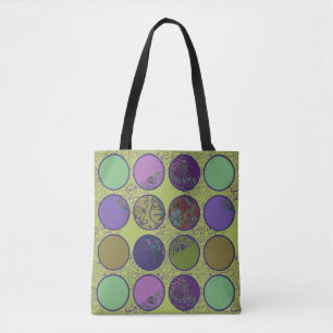 Bold Abstract Circle Tote Bag