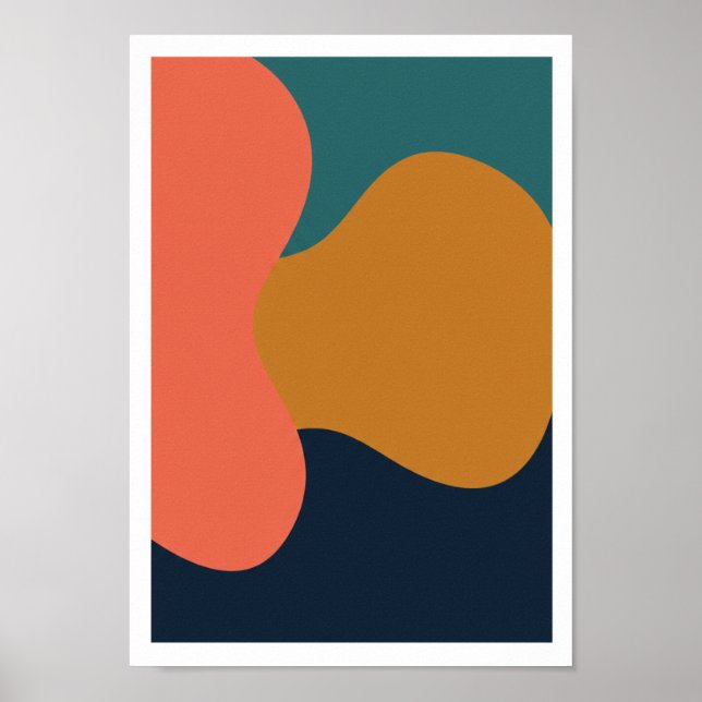Bold Abstract Colour Art Print (Front)