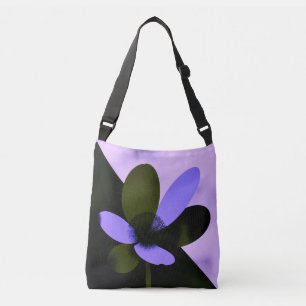 Bold Abstract Floral Fashion Tote