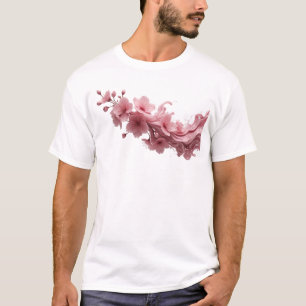 Bold ABSTRACT FLOWER Design Creation T-Shirt