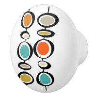 Bold Abstract Hanging Circles Mid Century Modern