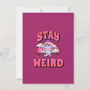 Bold Abstract Wallpaper Modern Minimalist Art Thank You Card