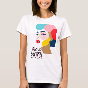 Bold Abstract Woman Portrait T-Shirt
