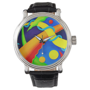 Bold, Abstract Wristwatch