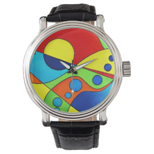Bold, Abstract Wristwatch