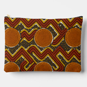 Bold African Print  Accessory Pouch