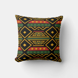 Bold African Print Design Cushion
