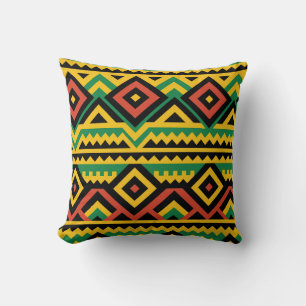 Bold African Print Design Cushion
