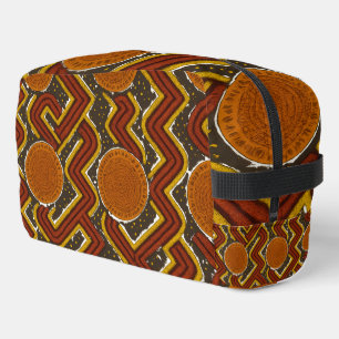 Bold African Print Dopp Kit