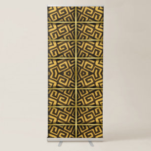Bold African Tribal Pattern Wrapping Paper Retractable Banner