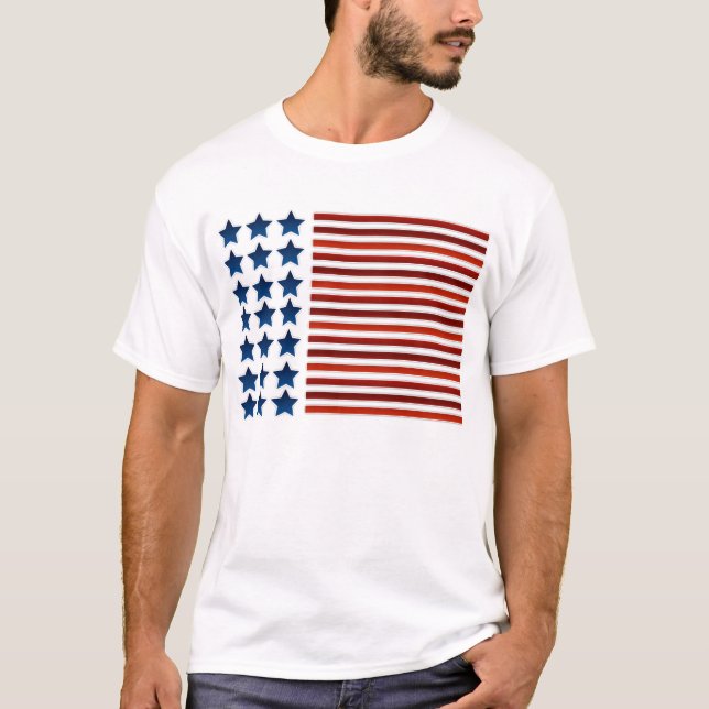 Bold American Flag T-Shirt (Front)