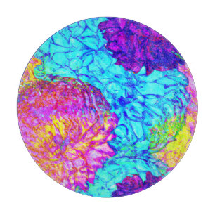 Bold and Beautiful Floral Patterns Art Cutting Board