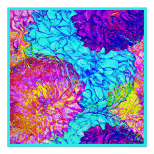 Bold and Beautiful Floral Patterns Art Poster