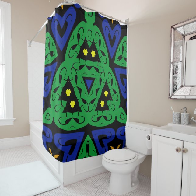 bold and beautiful  shower curtain (In Situ)