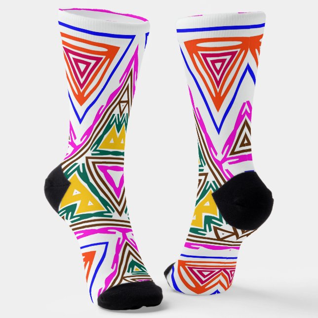 bold and beautiful socks (Angled)