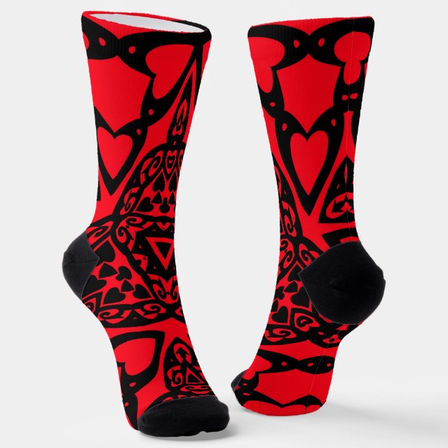 bold and beautiful socks (Angled)