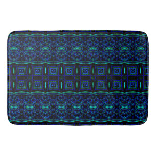 Bold and Blue Bath Mat