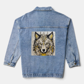 "Bold and Brave: Girls’ Jacket with Stunning Lion 