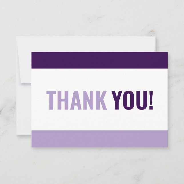 Bold and Colourful Thank You Cards (Front)