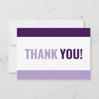 Bold and Colourful Thank You Cards