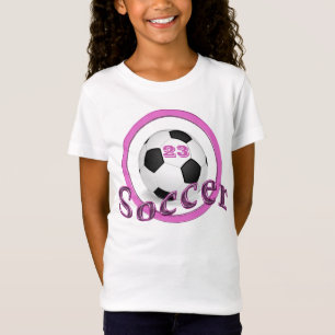 Bold and Cute Soccer T Shirts for Girls