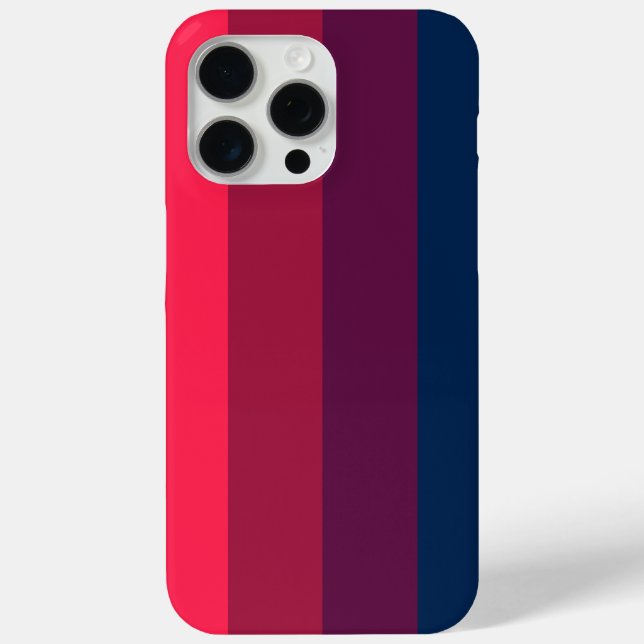 Bold and elegant pattern in shades of red, purple  Case-Mate iPhone case (Back)