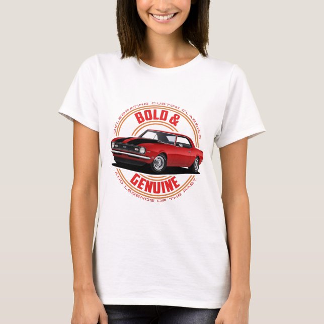Bold and Genuine Camaro T-Shirt (Front)