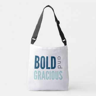 Bold and Gracious Blue Crossbody Bag