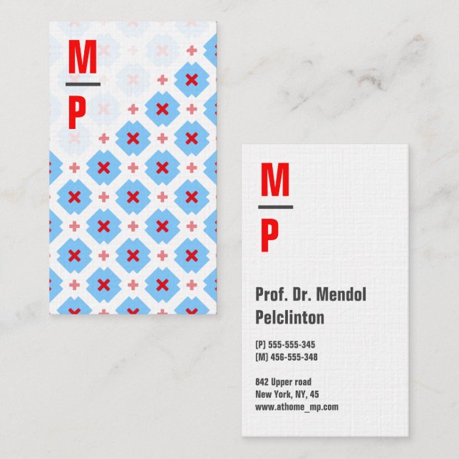 Bold and masculin business card (Front/Back)