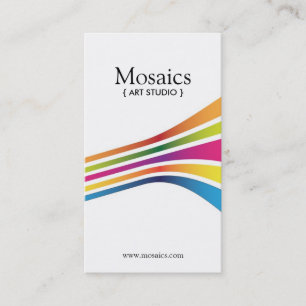 Bold and Modern Artist Business Cards