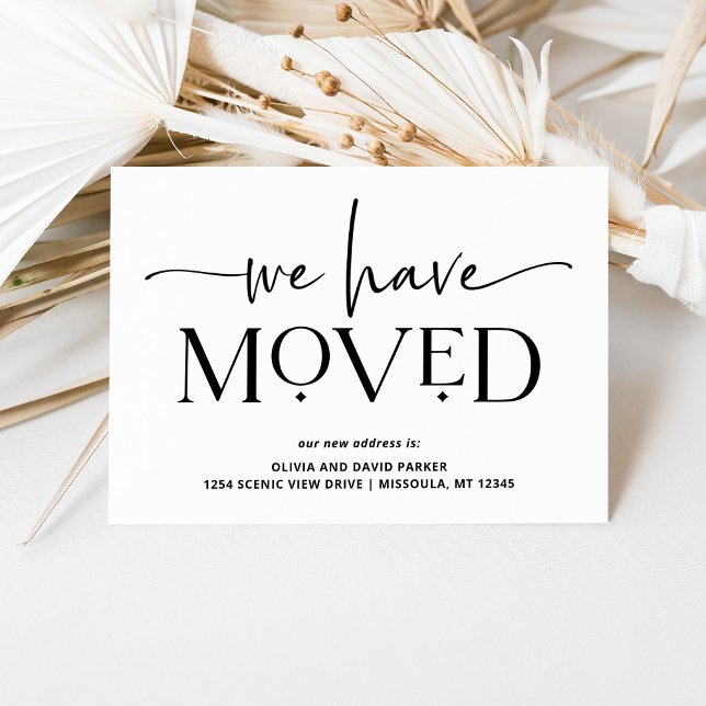 Bold and Modern | Moving Announcement Postcard (Creator Uploaded)
