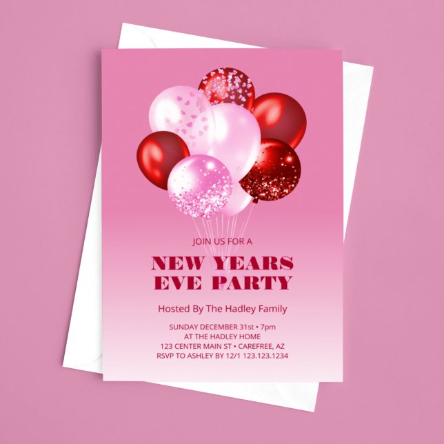 Bold and Modern New Years Eve Invitation (Creator Uploaded)