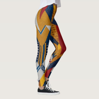 Bold and Modern Patterns - Geometric Fusion Leggings