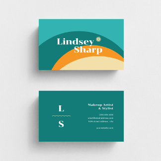 Bold and Retro Business Cards