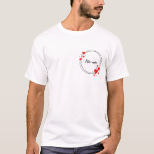 Bold and Romantic Red Hearts  T-Shirt
