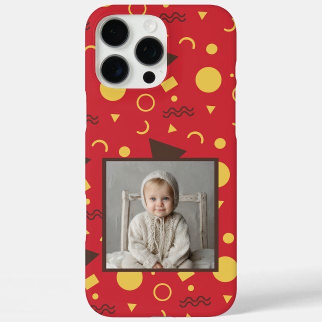 Bold Anniversary Gifts For Dad Memphis Pattern  Case-Mate iPhone Case (Back)