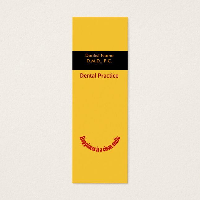 Bold Appointment Dentist (Front)