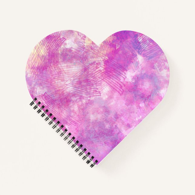 Bold Art & Abstract Design Beautiful Notebook (Front)