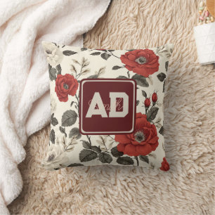 Bold Artisan Rose Family Pillow