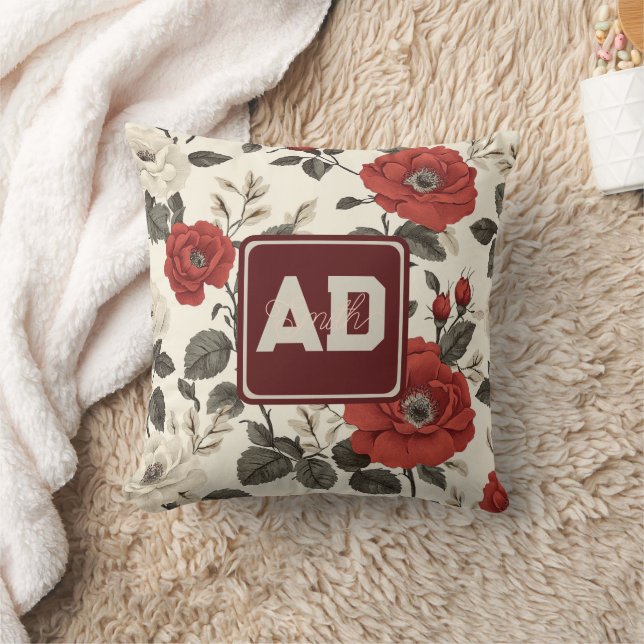 Bold Artisan Rose Family Pillow (Blanket)