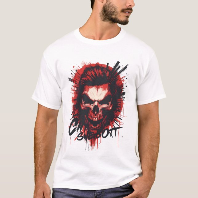 Bold & Artistic T-Shirt – Fearless Design  (Front)