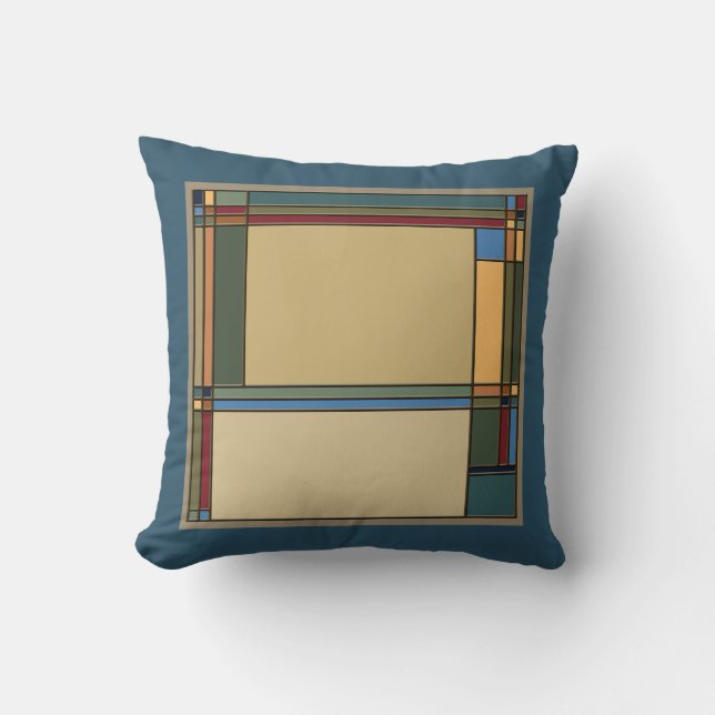 Bold Arts & Crafts for the Bungalow Cushion (Front)